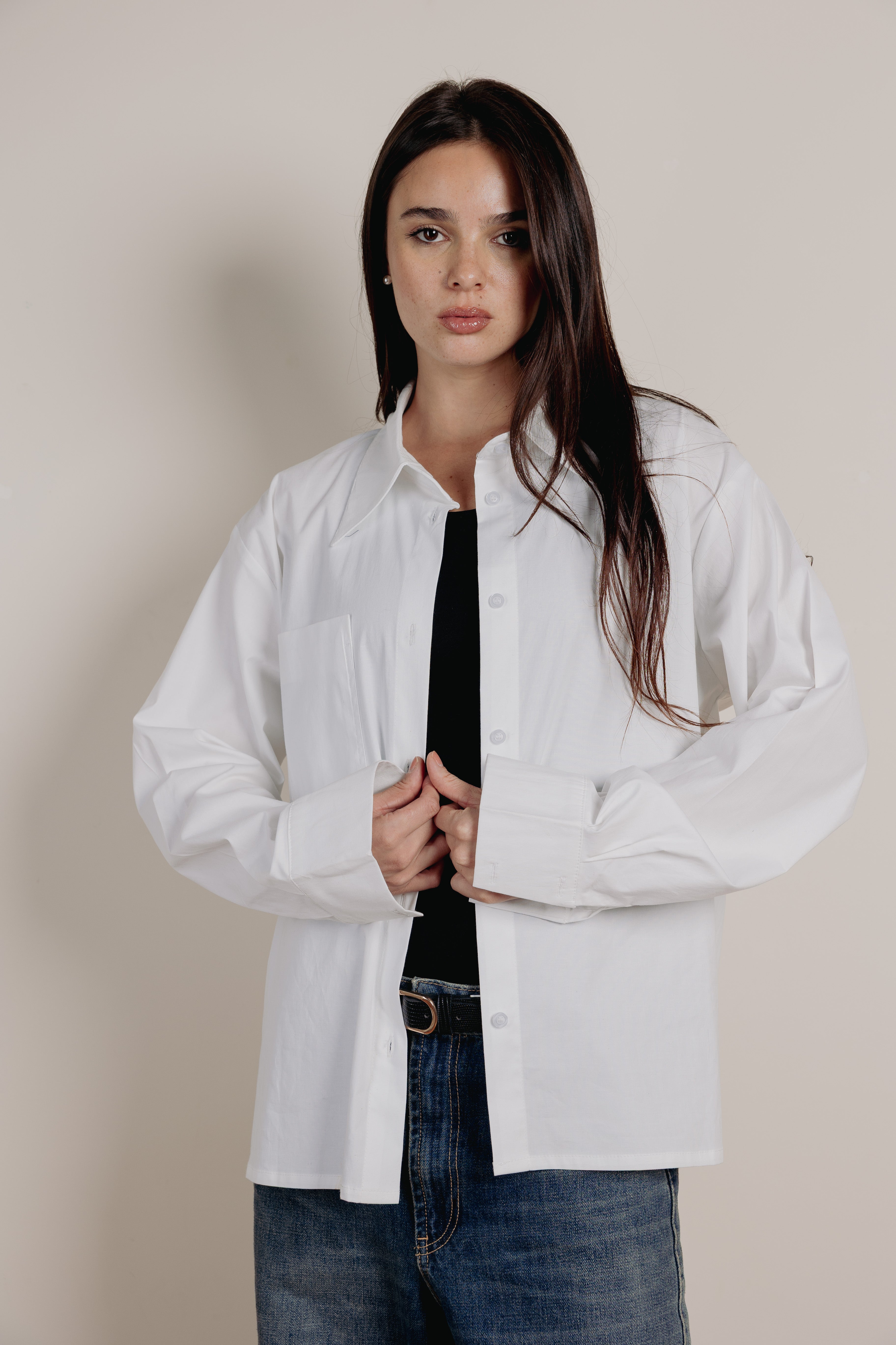 Poplin Shirt White