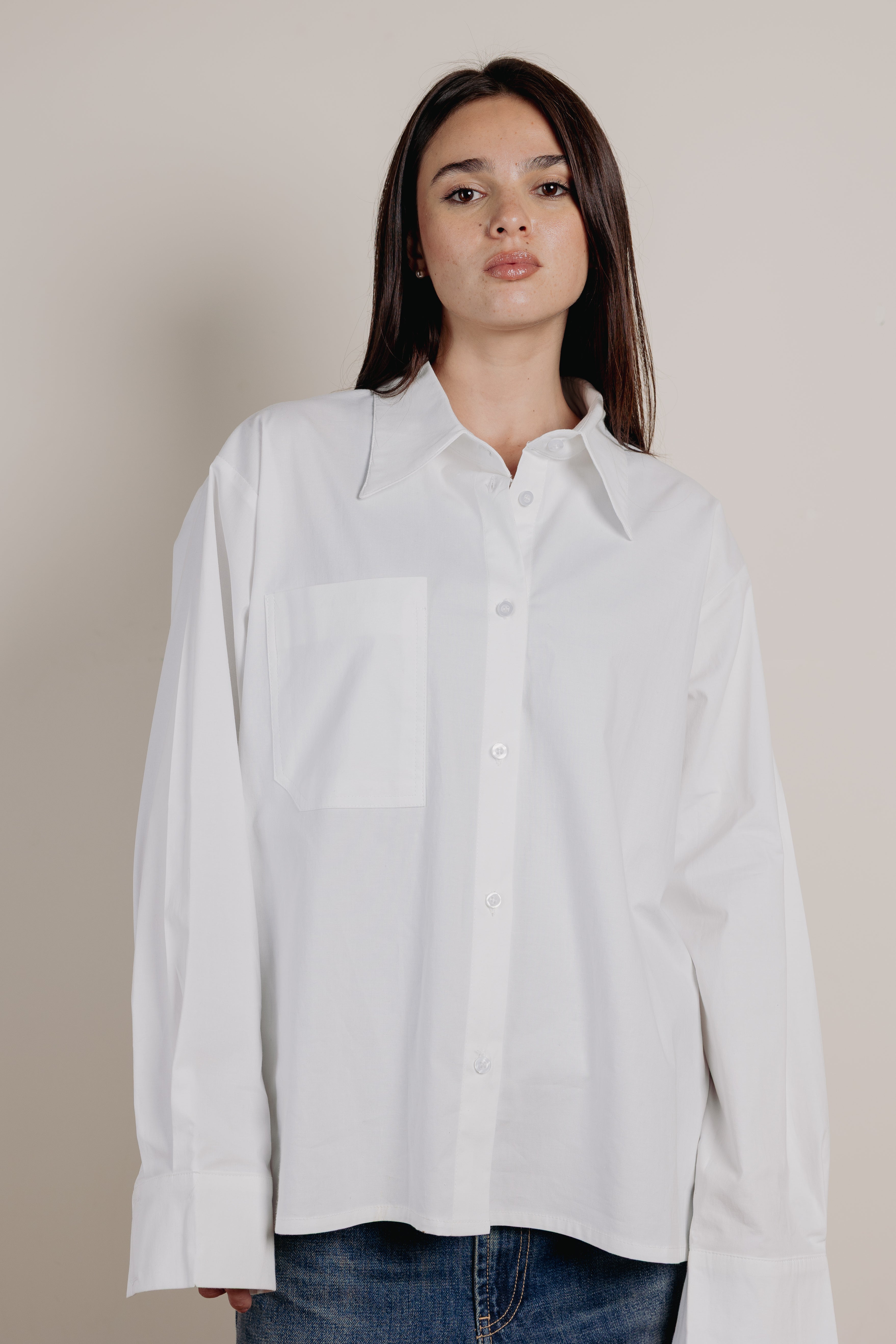 Poplin Shirt White