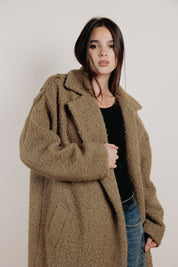 The frame coat Green