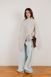 The enfold jacket  Beige