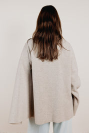 The enfold jacket  Beige