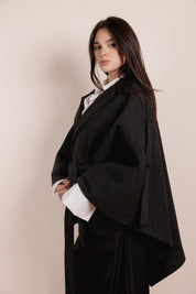 The cocoon jacket  Black