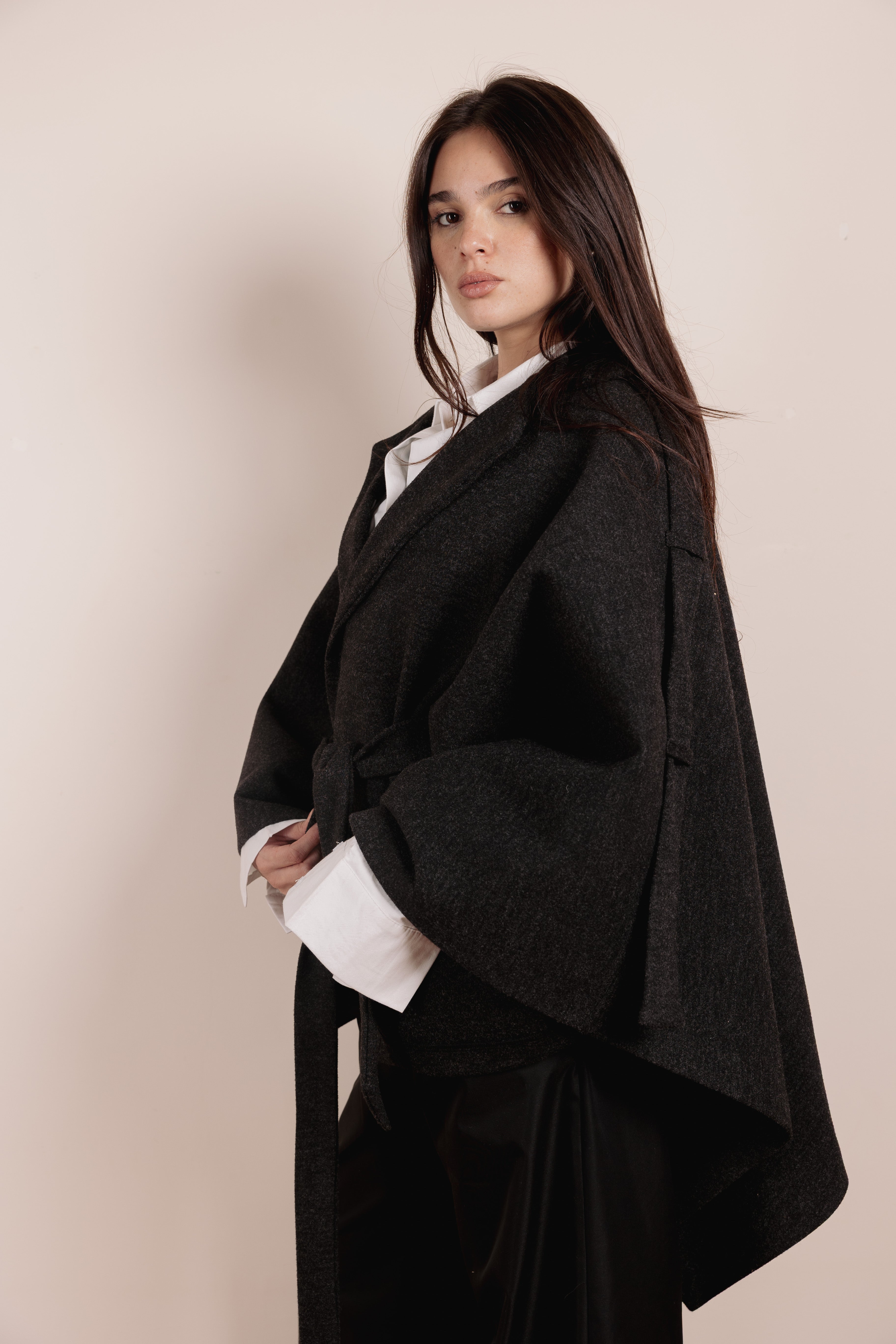 The cocoon jacket  Black