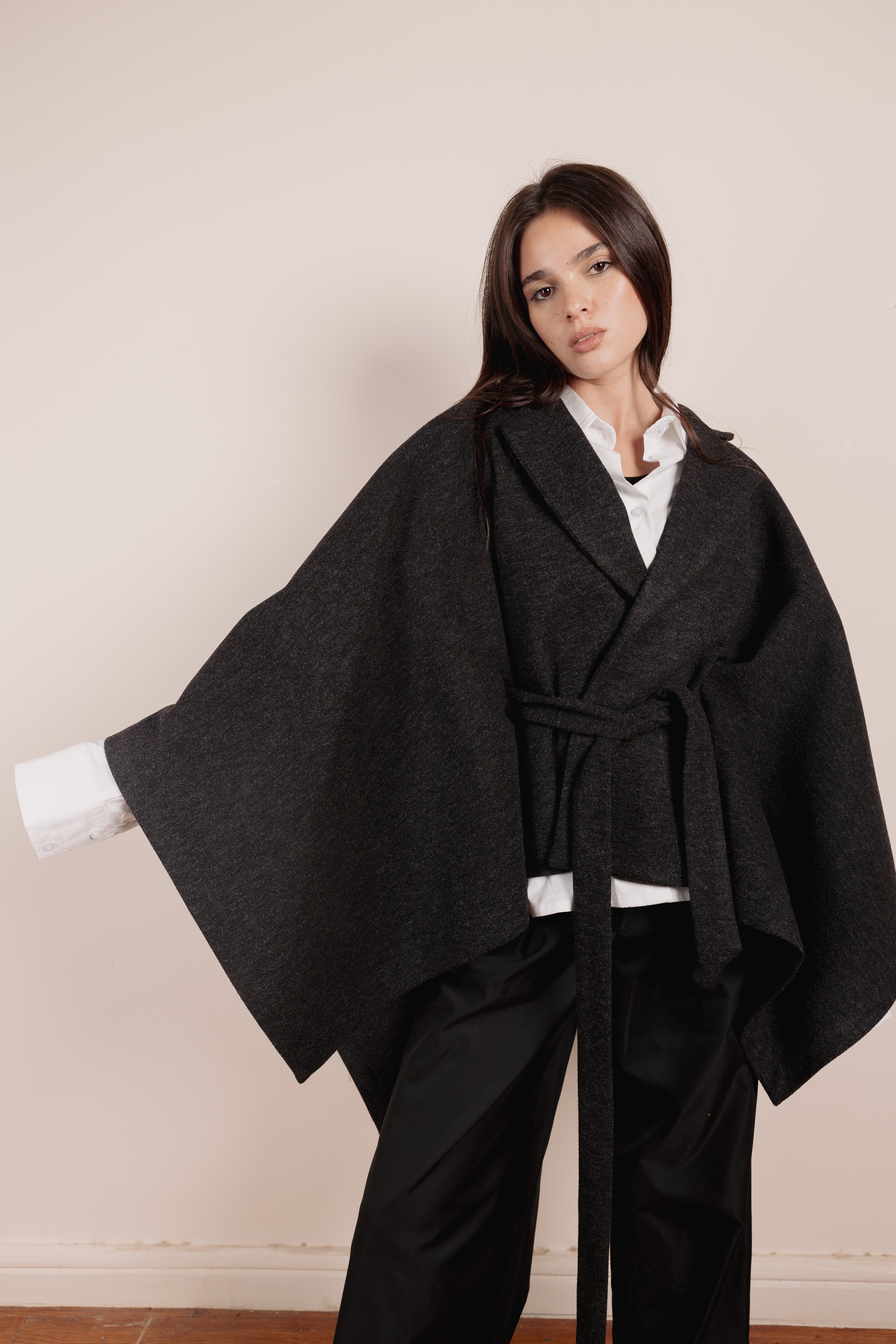 The cocoon jacket  Black