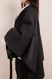 The cocoon jacket  Black