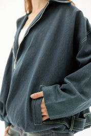 Bomber Blue & Yellow