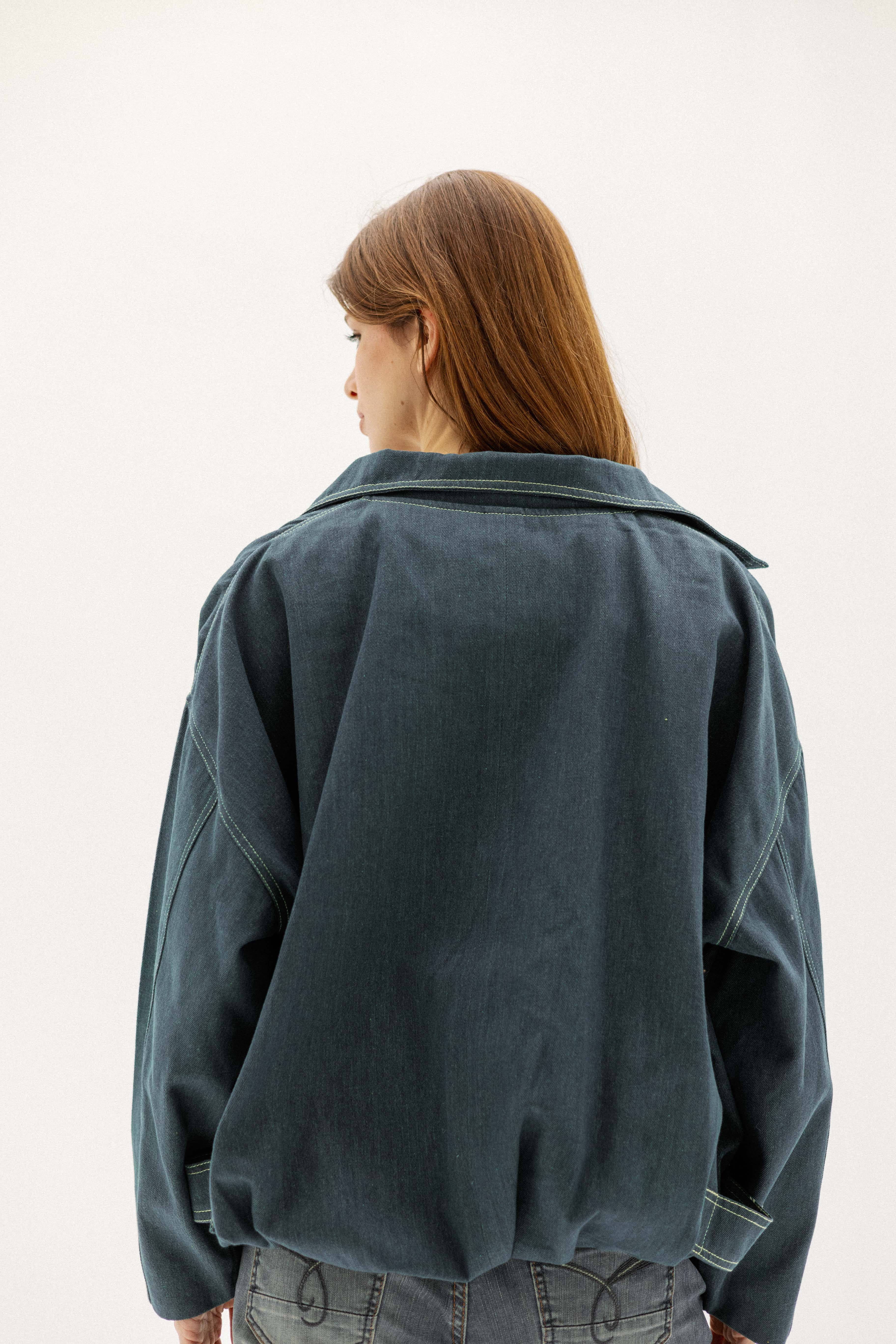 Bomber Blue & Yellow