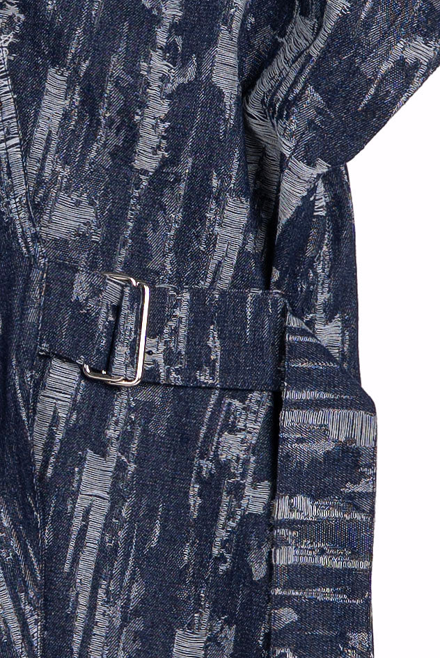 Navy Blue ripped denim S26-V22