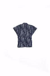 Navy Blue ripped denim S26-V22