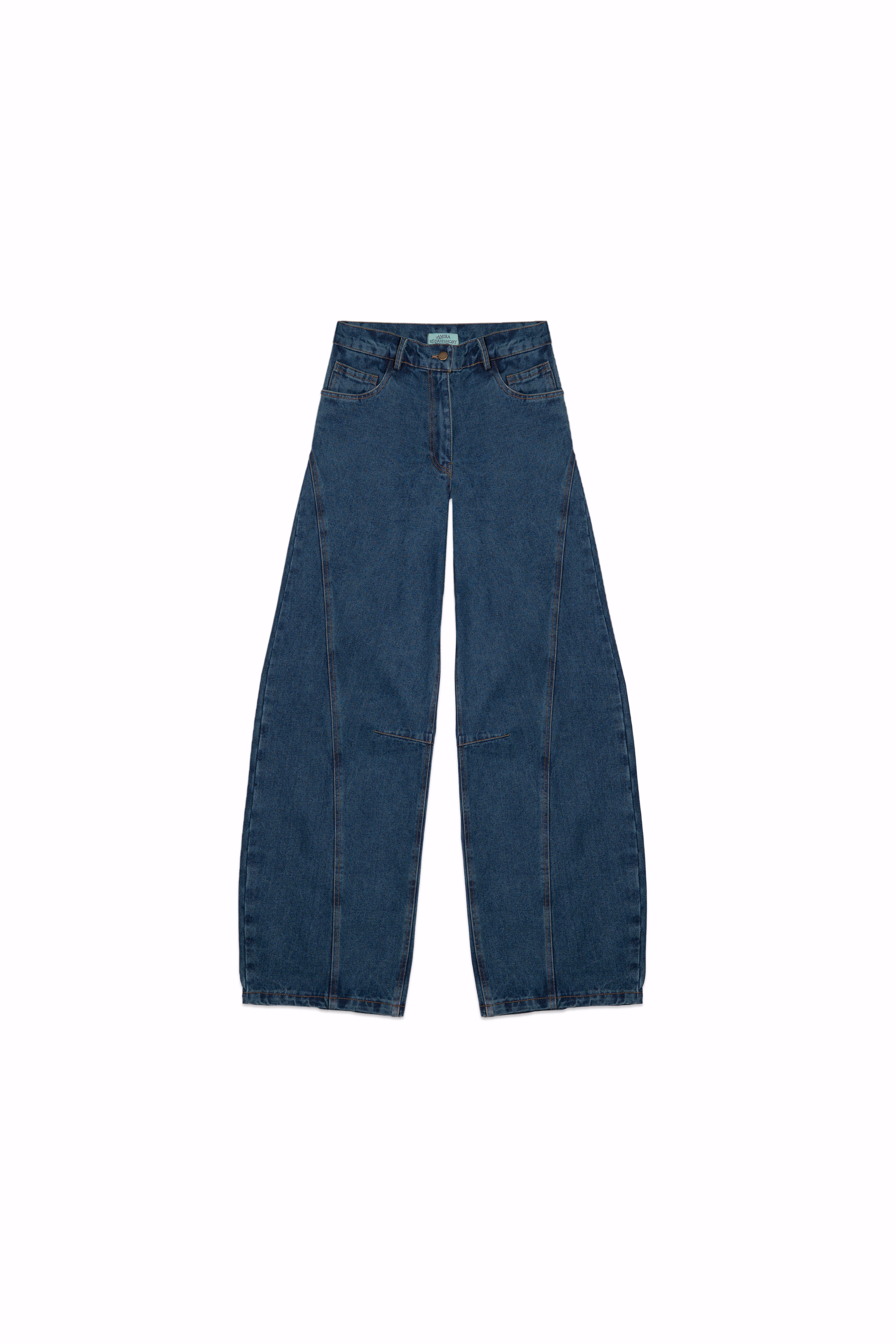 Indigo Ballon pants – Amiraeldahshory