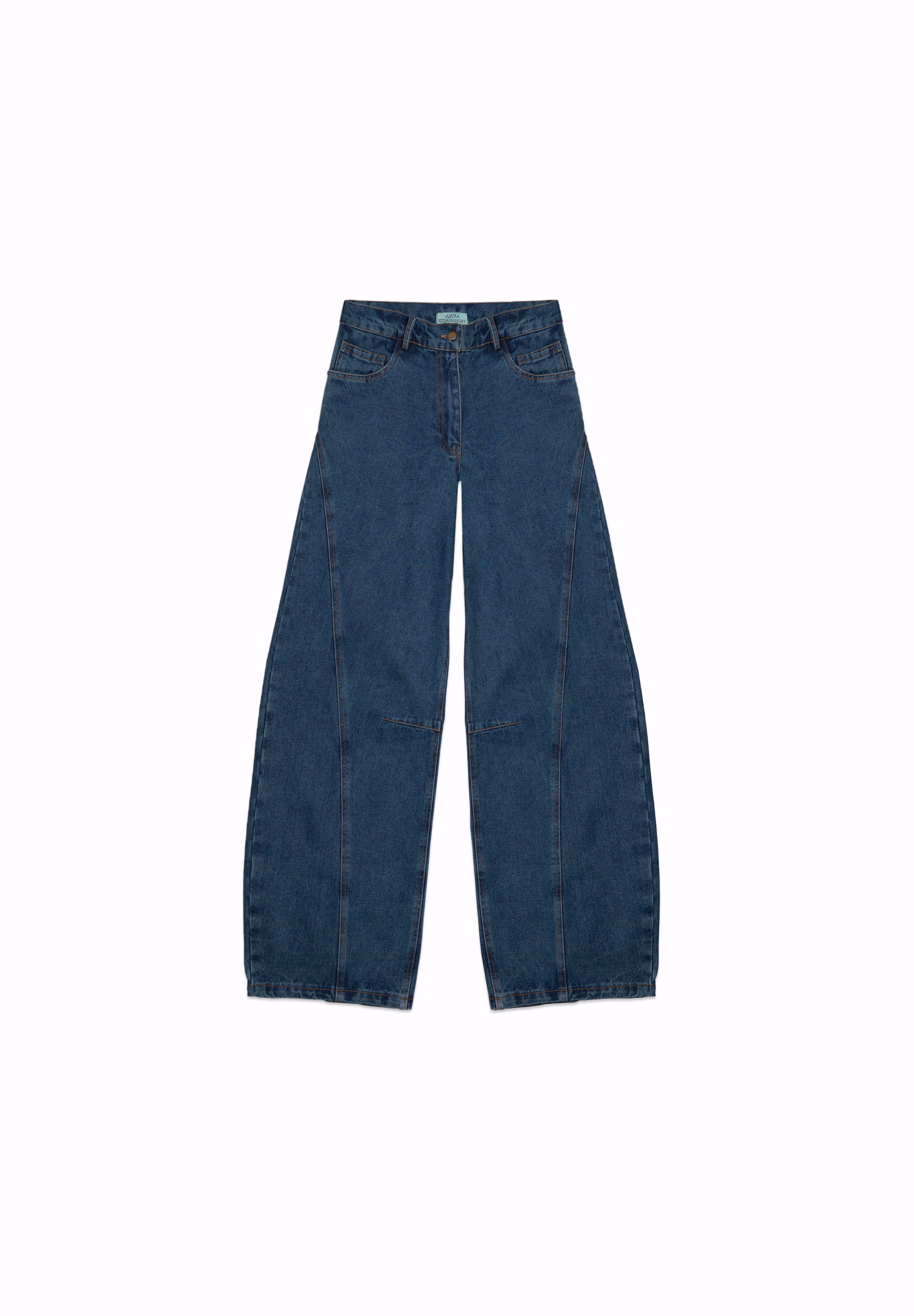 Indigo Ballon pants  S26-P15