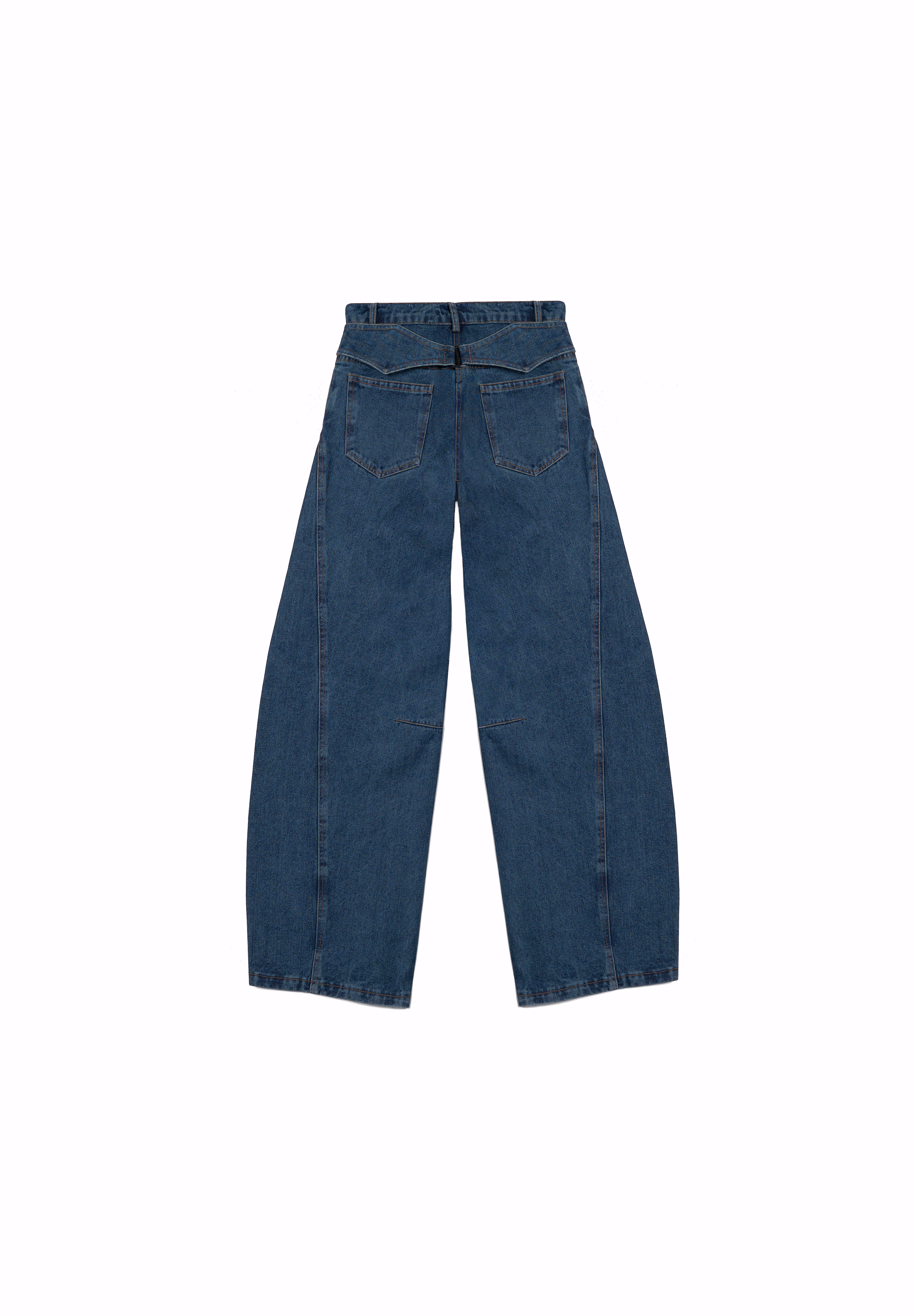 Indigo Ballon pants  S26-P15