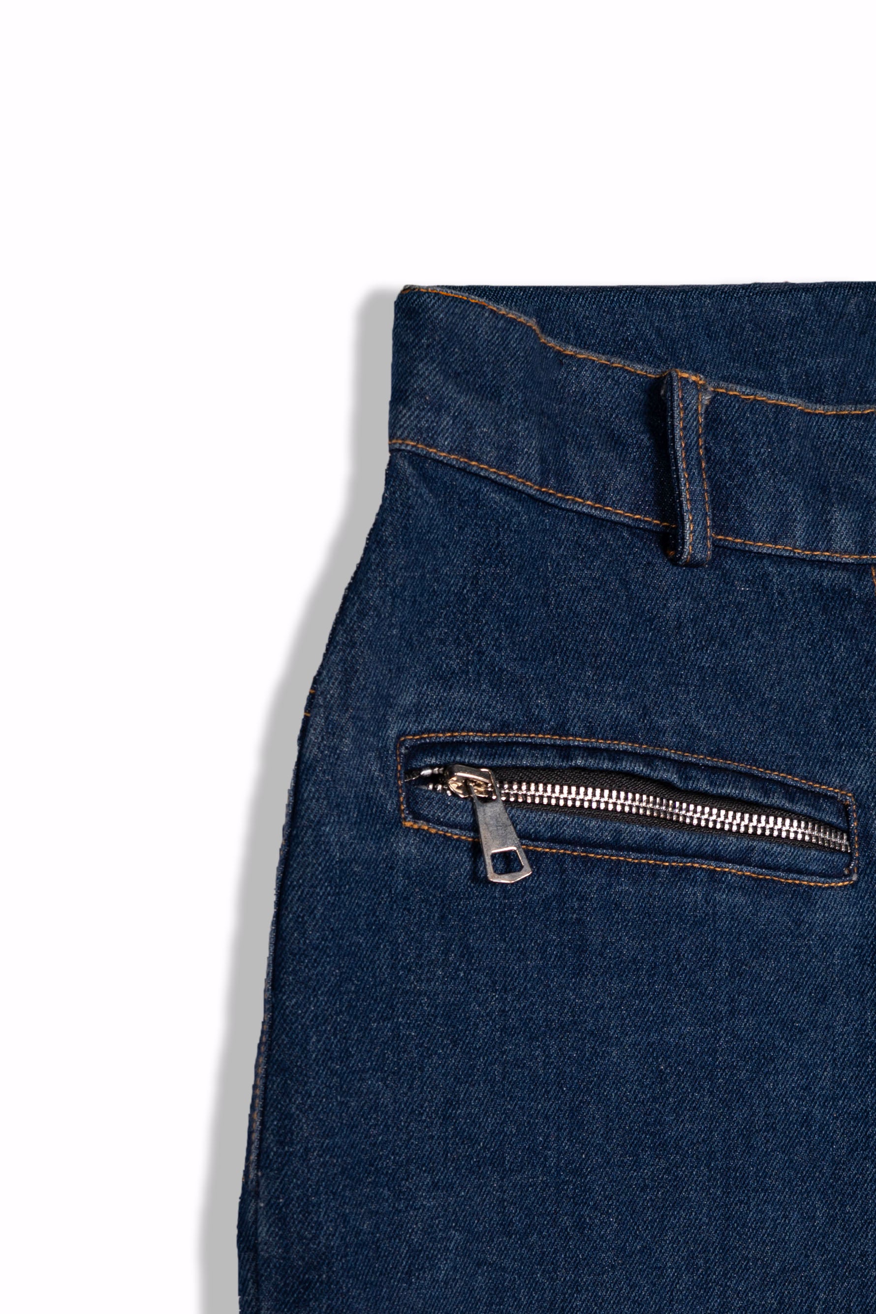 wide Denim Jeans with zipper pockets S26-P17