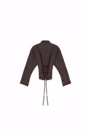 Chocolate brown with subtle cream speckling S26-J02