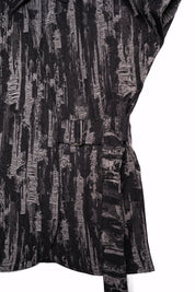 Black base with grey woven strokes S26-V22