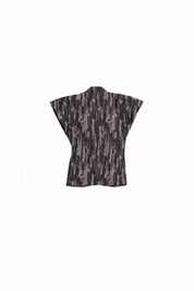 Black base with grey woven strokes S26-V22