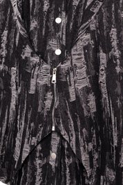 Black base with grey woven strokes S26-J05