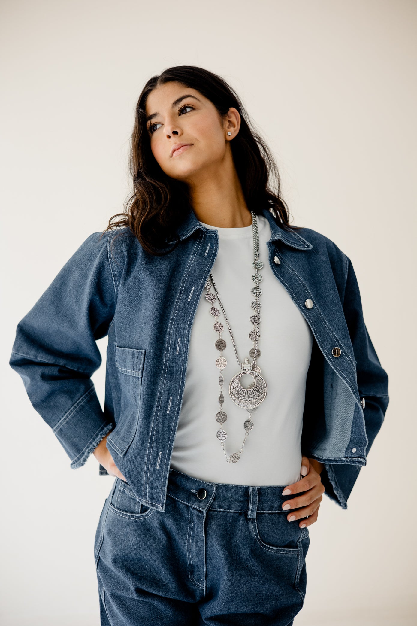 Skyline Denim Pants light blue