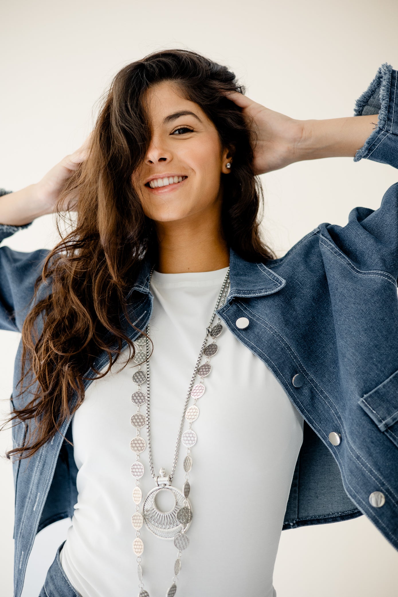Midnight Denim Jacket light blue