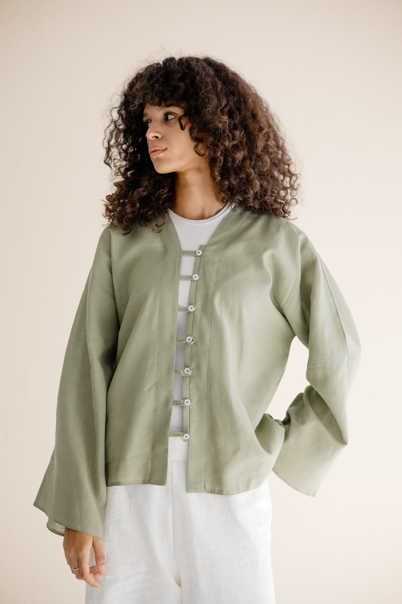 The Luma Linen Cardigan
