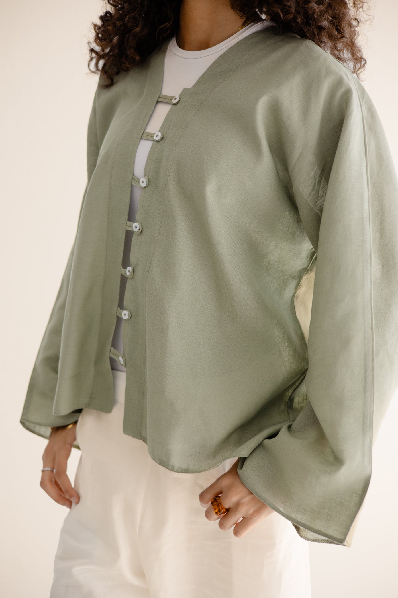The Luma Linen Cardigan