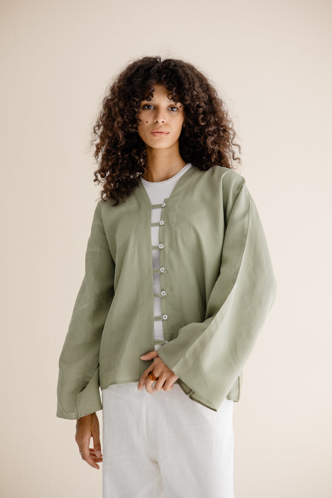 The Luma Linen Cardigan