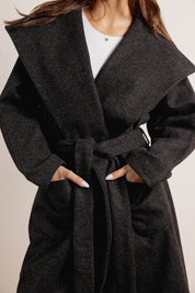 The cloud coat  Black