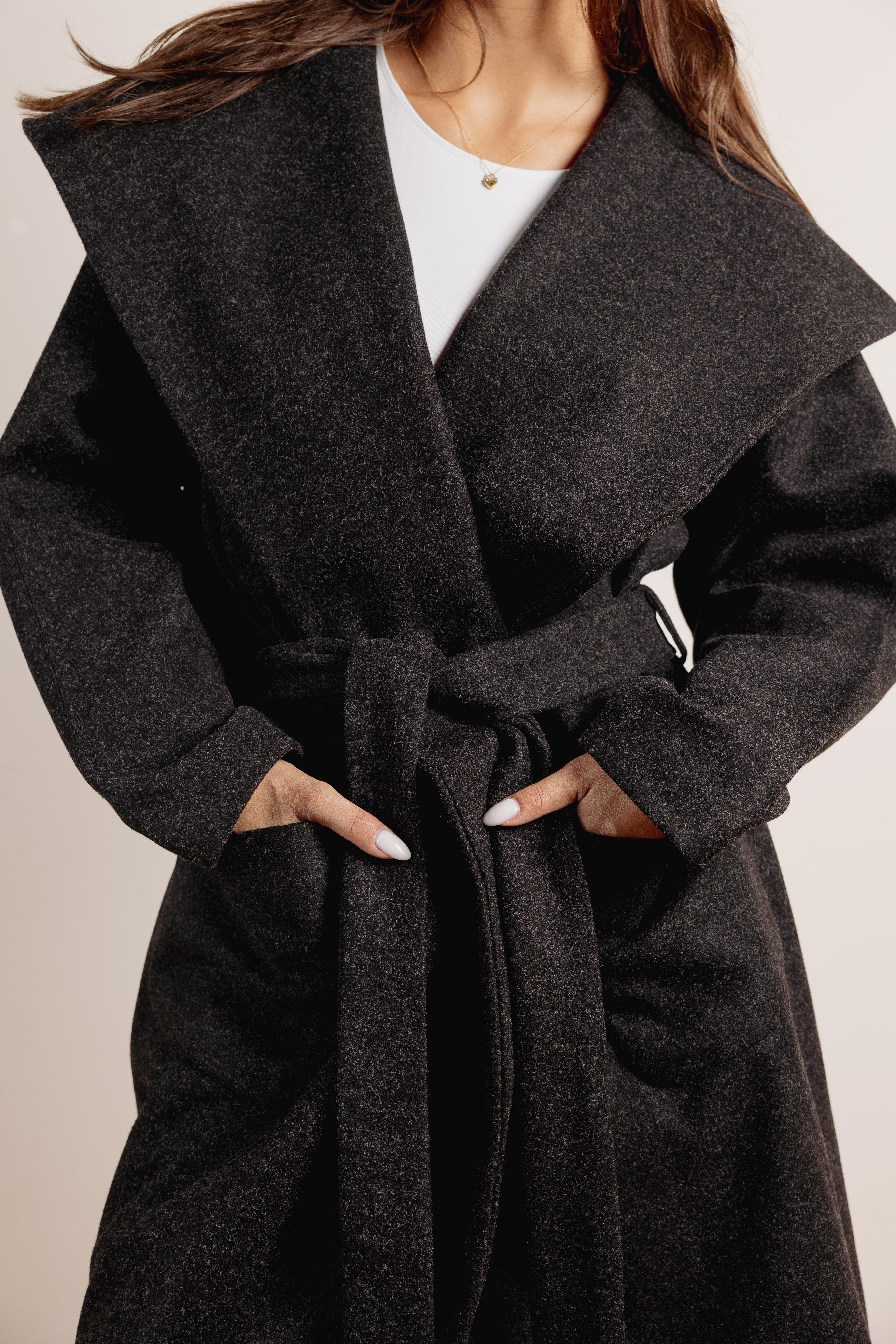 The cloud coat  Black