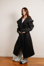 The cloud coat  Black