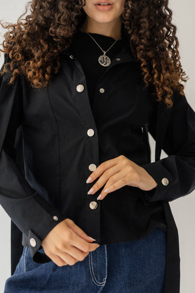 The Flowline Shirt BLACK