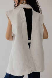 The Thunder Sharp Vest White