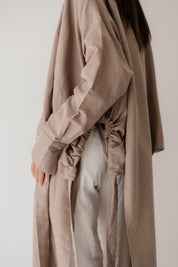 Luxe Linen Breeze Shirt CAFE