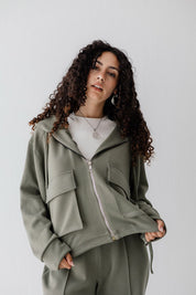 Air & Earth Top Olive