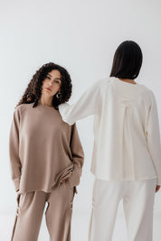 Luna Lounge Top White