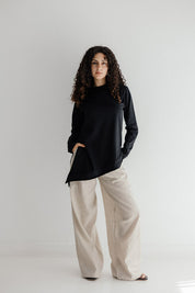 The Asymmetry Tee BLACK