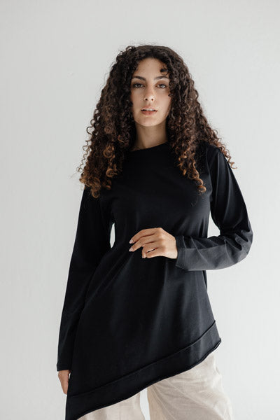The Asymmetry Tee BLACK