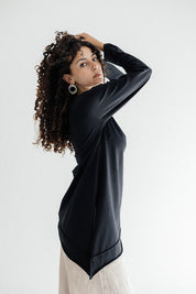 The Asymmetry Tee BLACK
