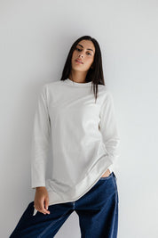 The Asymmetry Tee WHITE