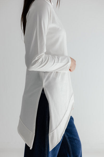 The Asymmetry Tee WHITE
