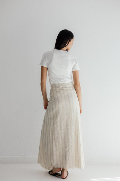 The Coastal Wrap Skirt Yellow