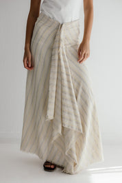 The Coastal Wrap Skirt Yellow