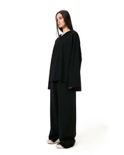 Slit Detail Sweatshirt - Black