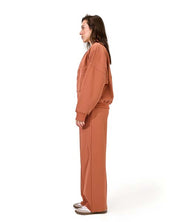 OVERSIZED ZIPPED SWEATSHIRT - Brown