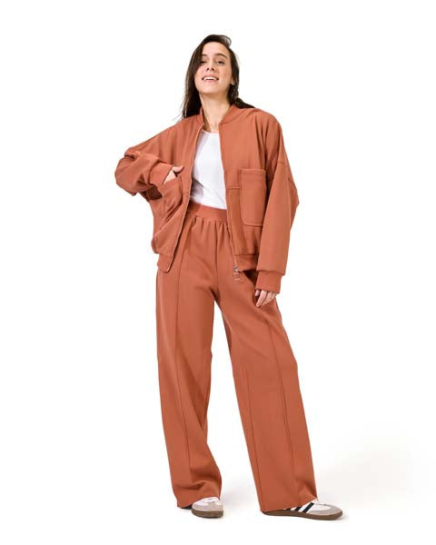 Comfort luxe pants - Brown