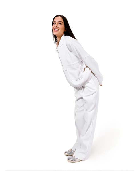 Comfort luxe pants - White