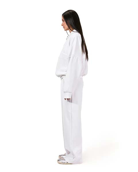 Comfort luxe pants - White