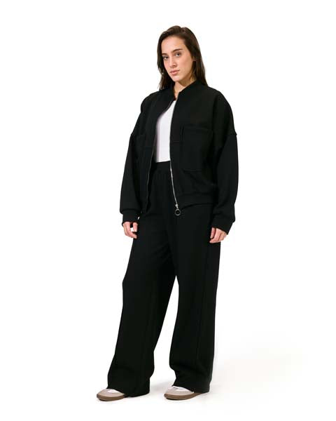 Comfort luxe pants - Black