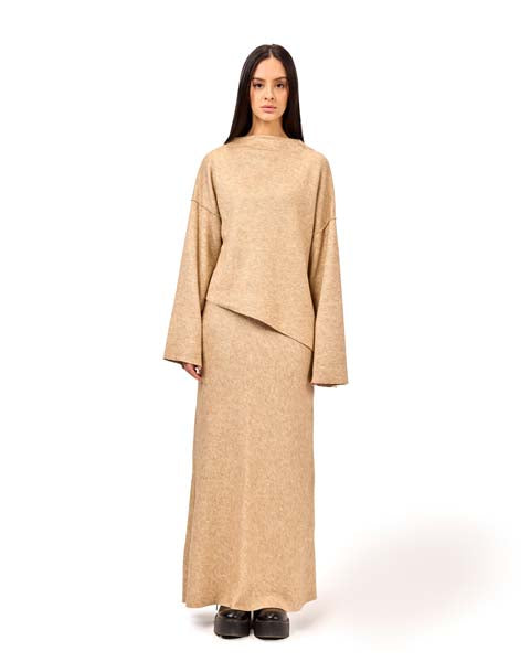 Knit Skirt - Biege