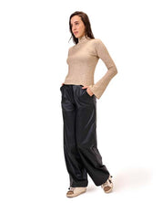 Soft High Collar Top - Beige