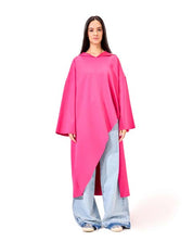 Asymmetrical Hoodies - Fushia